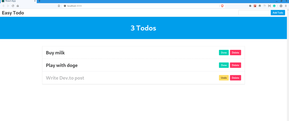 Cover image for React Todo Tutorial - Part 2