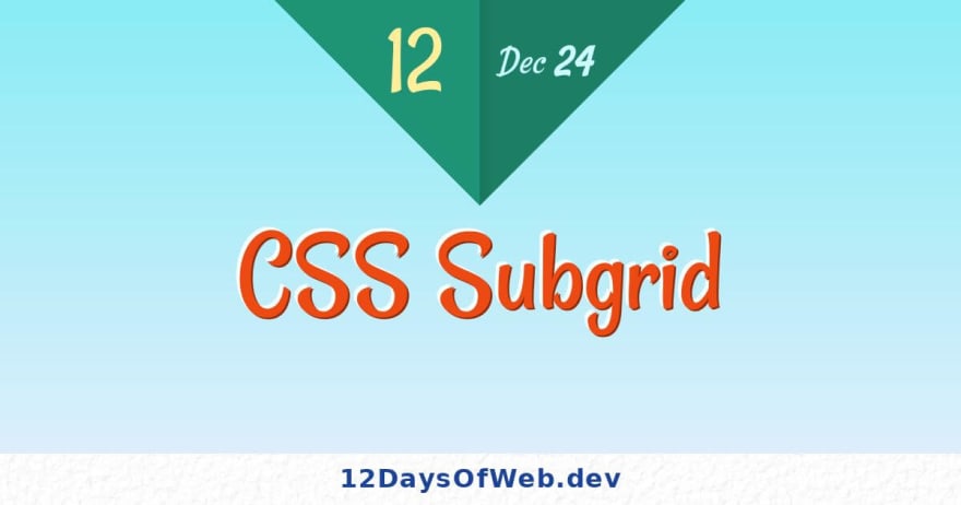 CSS Subgrid