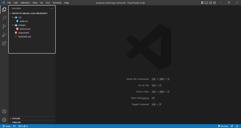 Welcome Visual Studio Code Screenshot