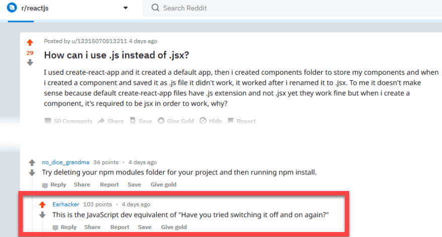 reddit comment