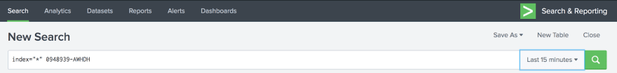 Splunk search
