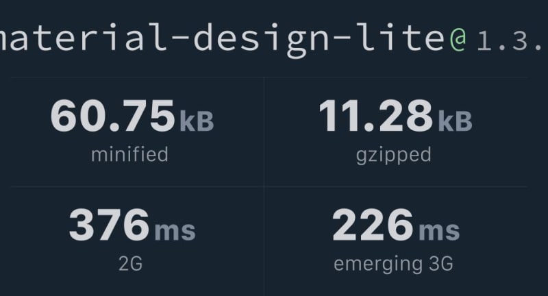  Material design CSS framework