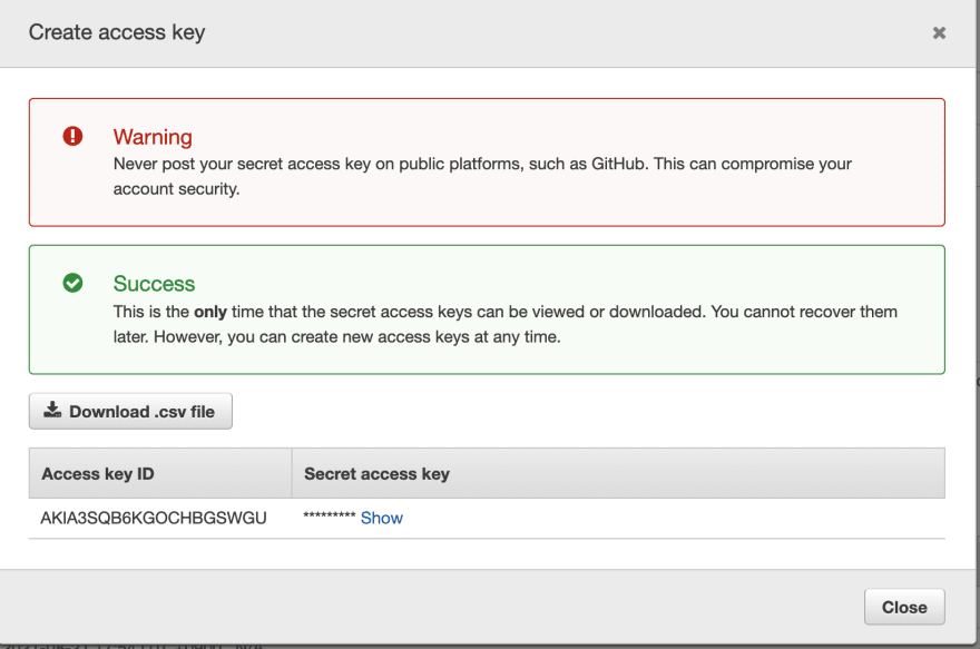 Access Key