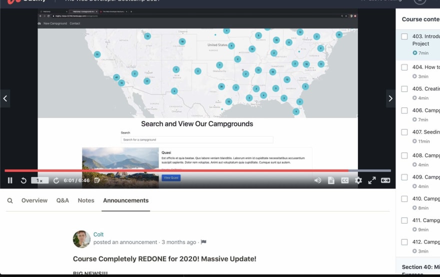 map of United States with campground areas from Yelp Camp project