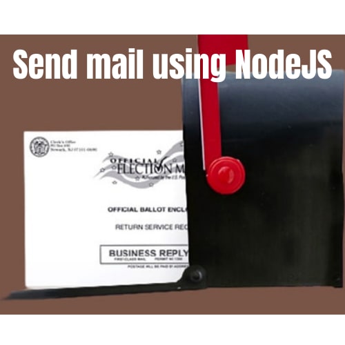 Send mail using NodeJS