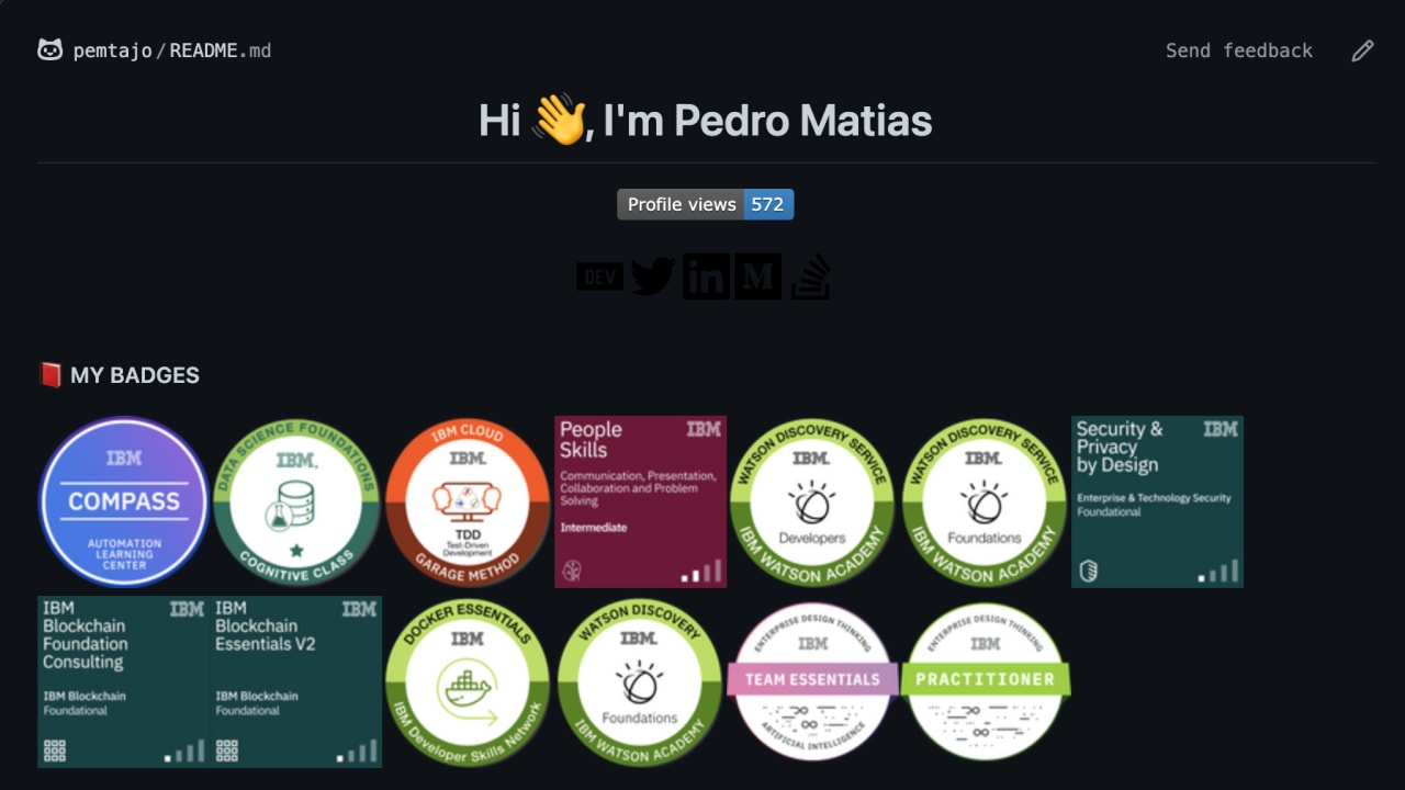 GitHub - Ileriayo/markdown-badges: Badges for your personal developer  branding, profile, and projects.