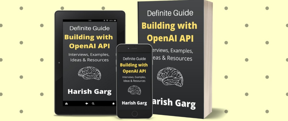 How to get access to OpenAI GPT-3 API? - DEV Community