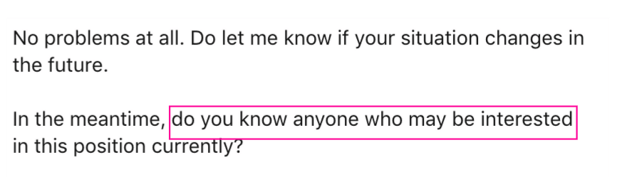 Recruitment email 3