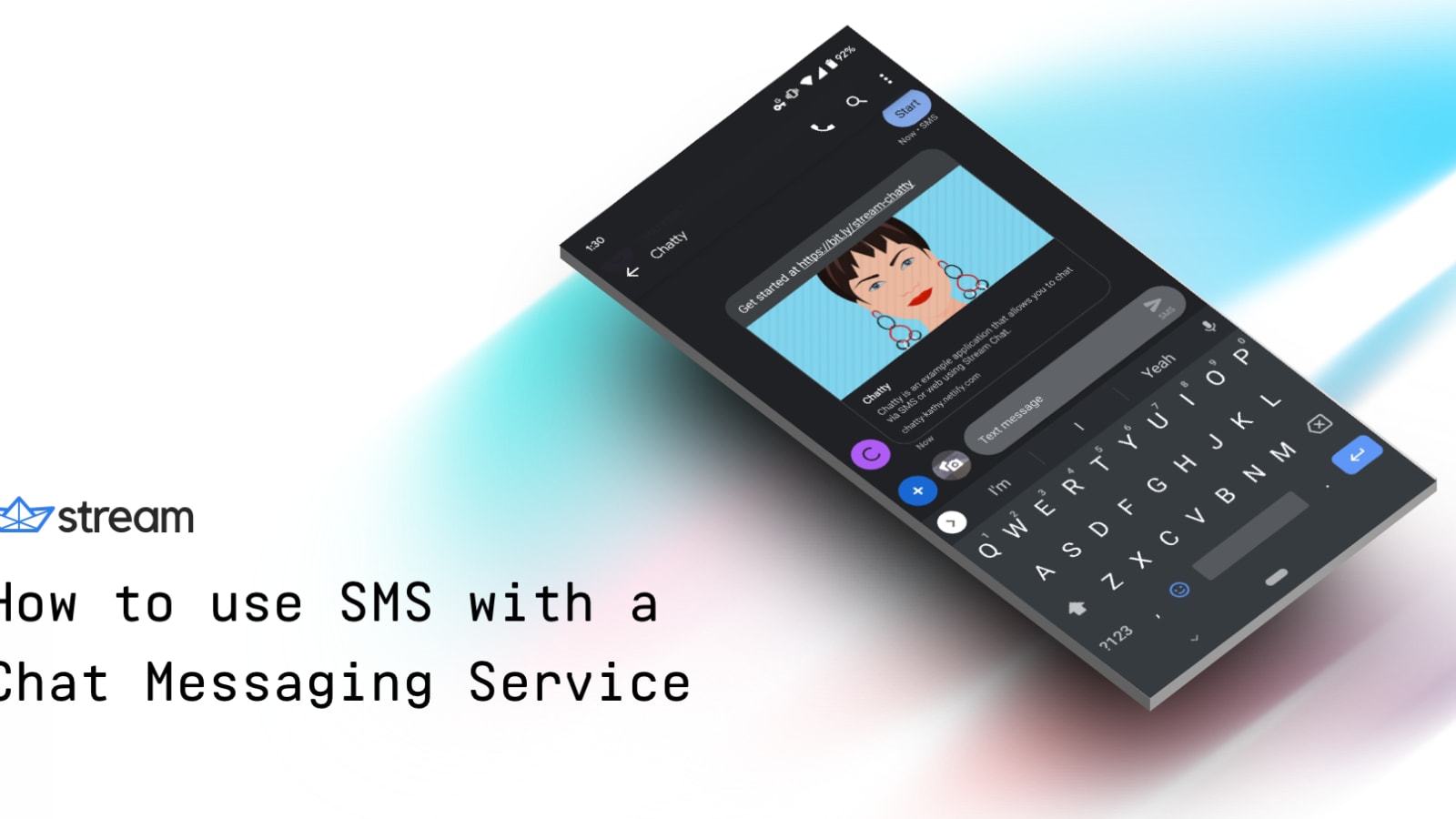 Chat sms Learn more