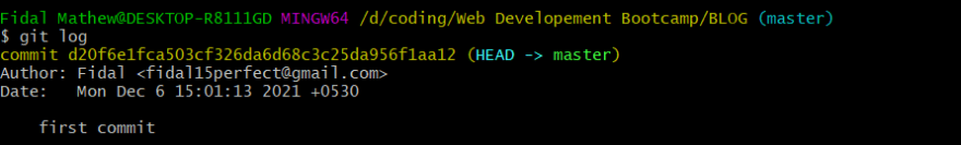 first commit