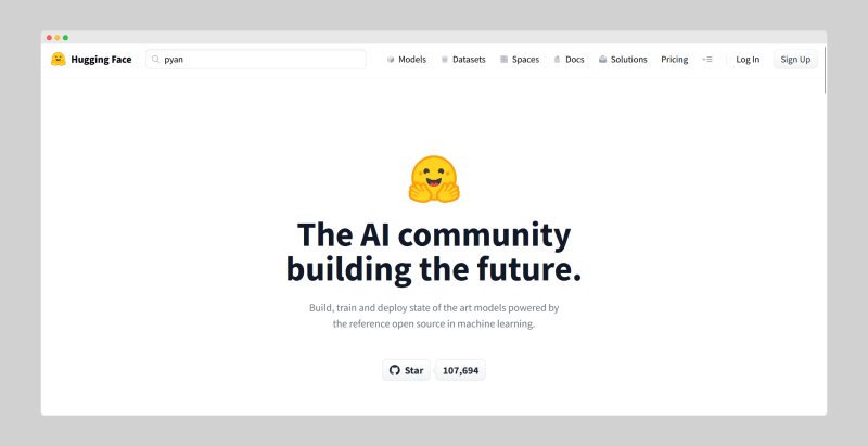 Hugging face