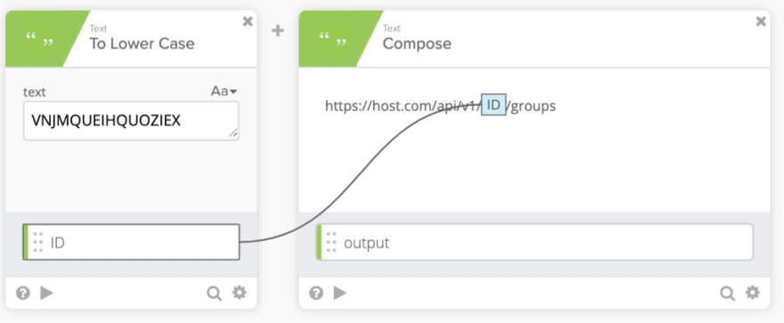 Normalizing text with To Lower Case card