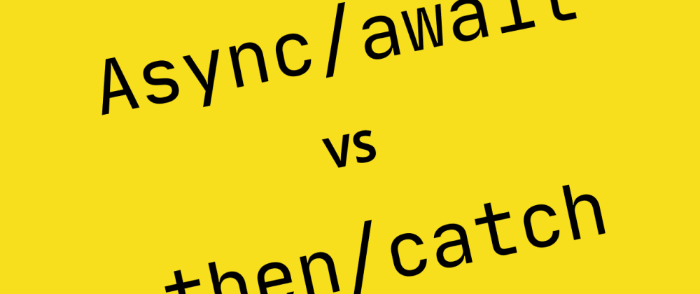 Cover Image for Promises: async/await vs .then(), how we got here and why I use both