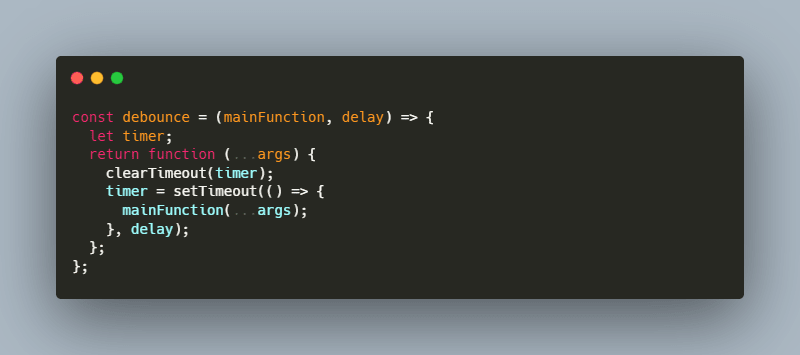 JavaScript Debounce, Easiest explanation