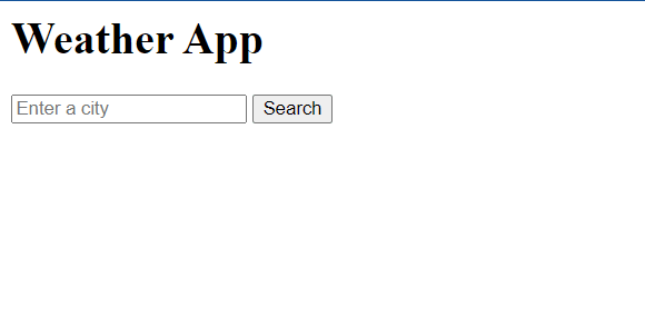 Weather App using JS
