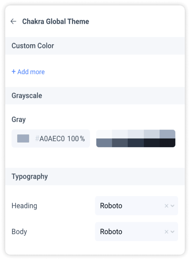 Chakra Global Theme