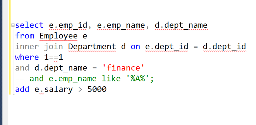 best sql query for programmers