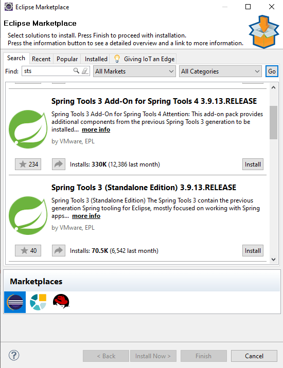 spring tool suite hello world