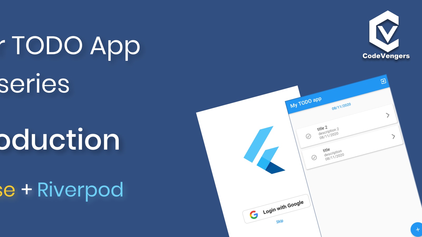 Flutter Todo App Series Introduction Dev Community Flutter Todo App Series Introduction Dev Community