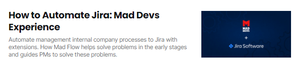 How to Automate Jira: Mad Devs Experience.