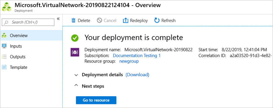 Deployment history