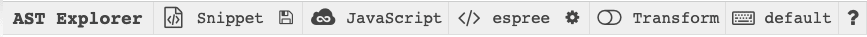AST explorer elaboration