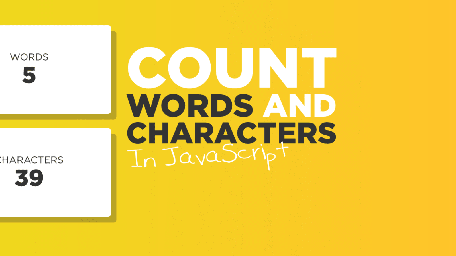 Live Character Count, HTML, CSS And Javascript