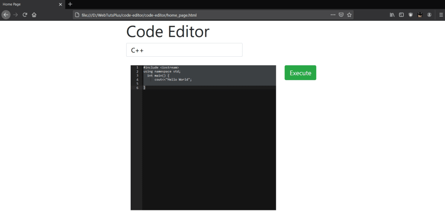 Online compilers for C ++