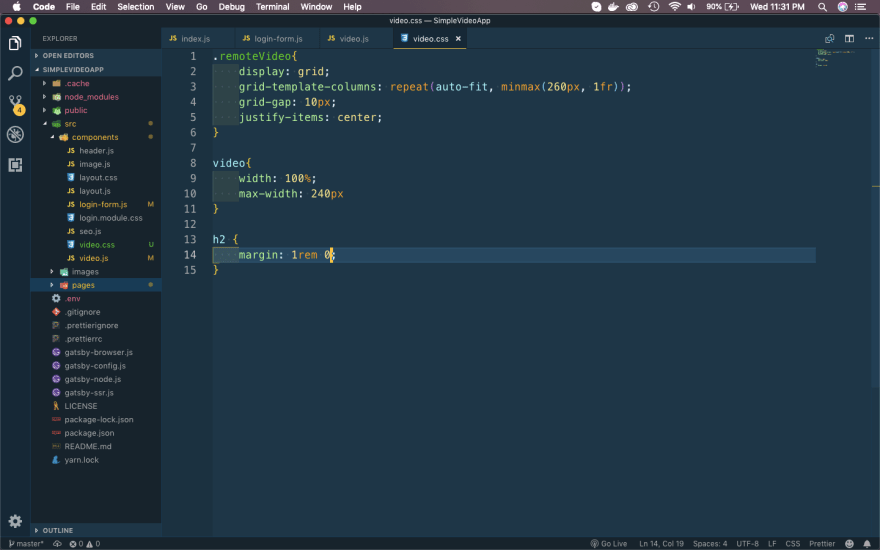 video.css
