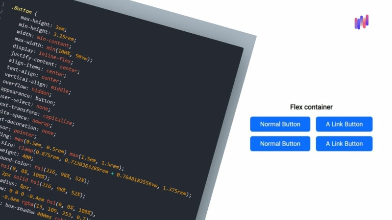 the code and button shape