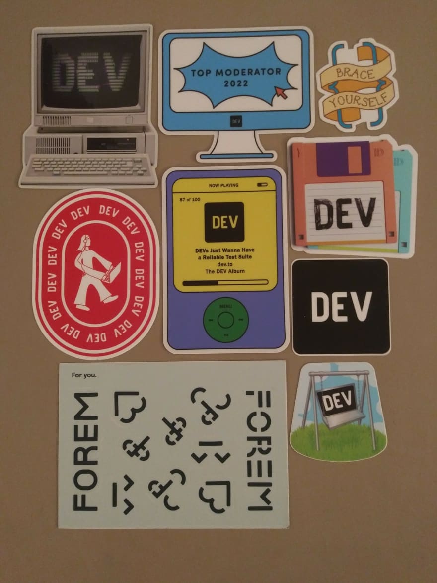 Who likes stickers more? Software developers/computing