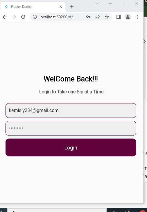 Login Screen
