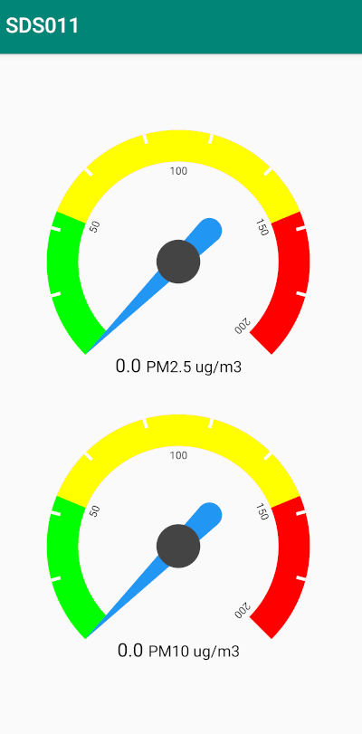 SDS011 Android application