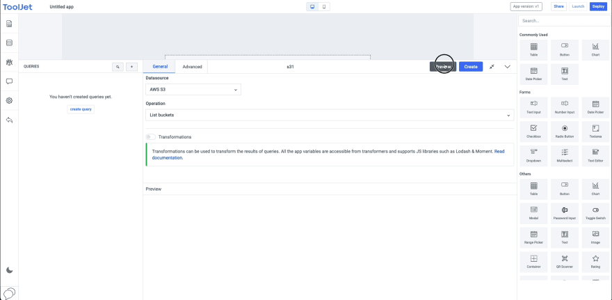 Query list buckets