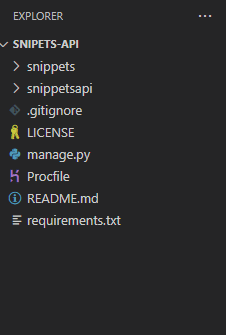 snippeteapi folder structure