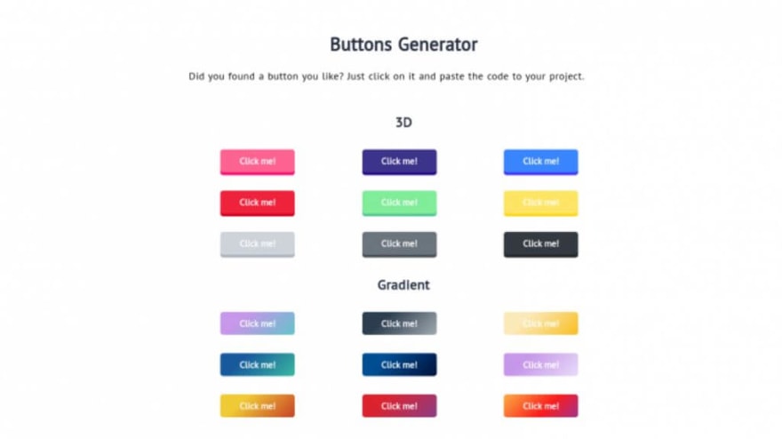 Buttons Generator