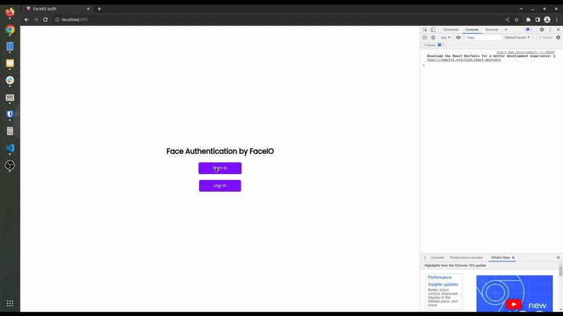 Typical FACEIO integration