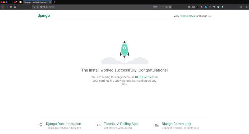 Successful Installation
