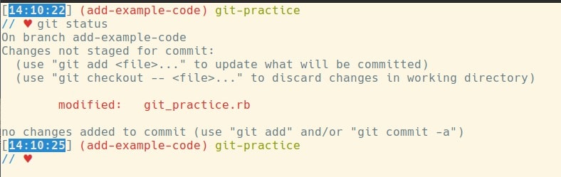 git status short