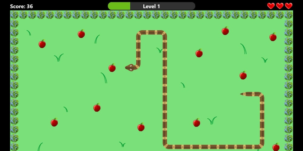 Snake Game - HTML5 Game by demonisblack