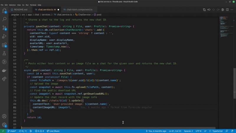 Uploading images to Firebase
