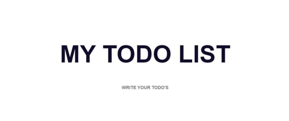 Todo List Using Javascript