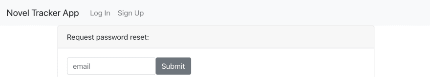 ForgotPassword component