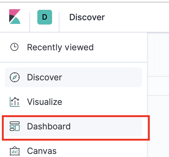 Your initial Kibana dashboard