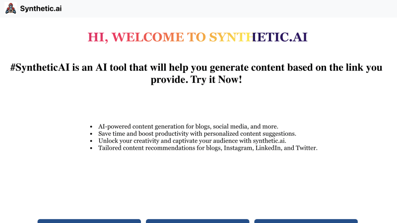 syntheic landing page 1