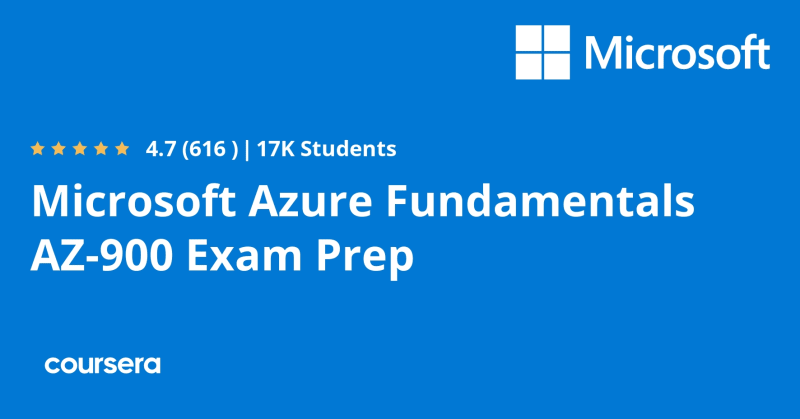 Best resource for Microsoft Azure Fundamentals AZ-900 Exam Prep | Coursera