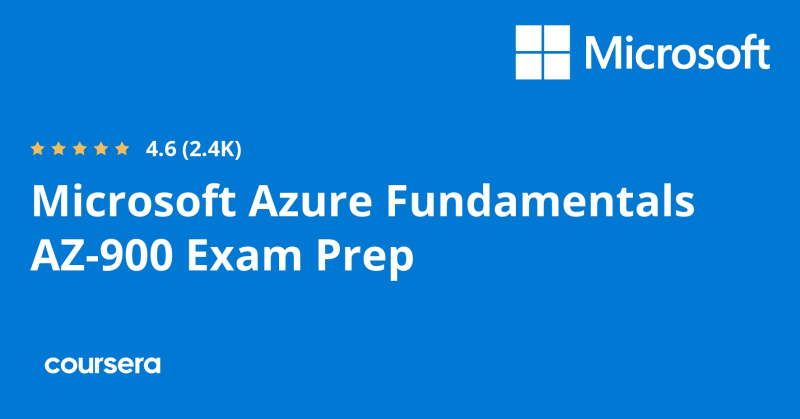 Best resource for Microsoft Azure Fundamentals AZ-900 Exam Prep | Coursera