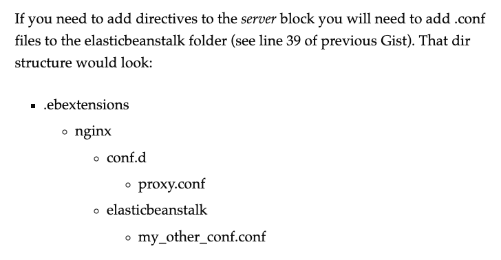 dir structure