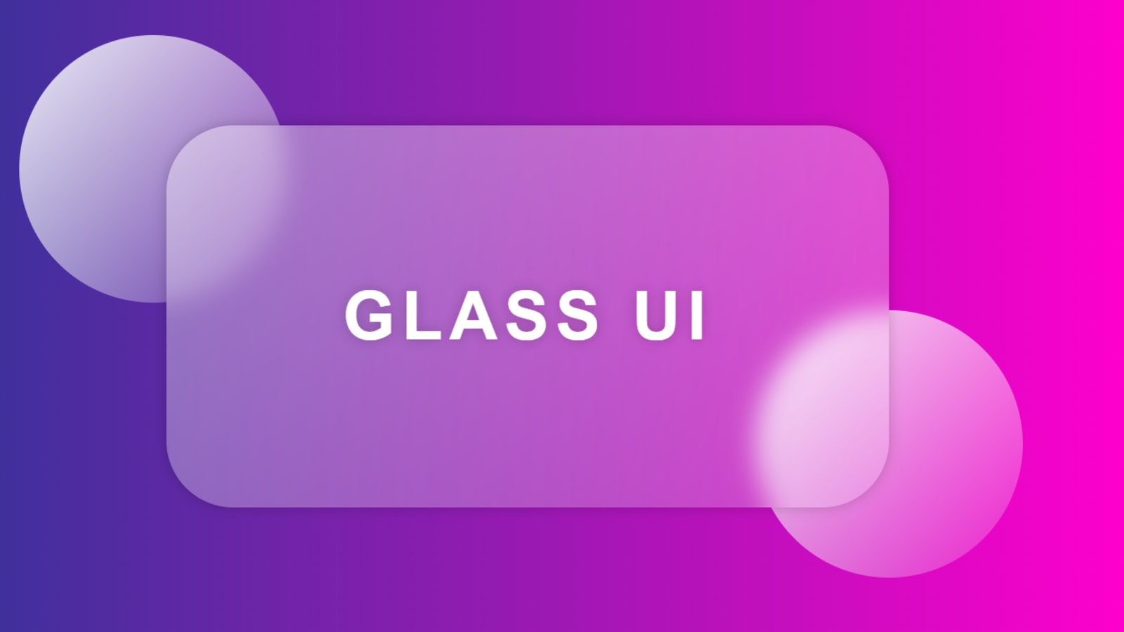 Create a Glass Effect Using Only Two CSS Properties - DEV Community