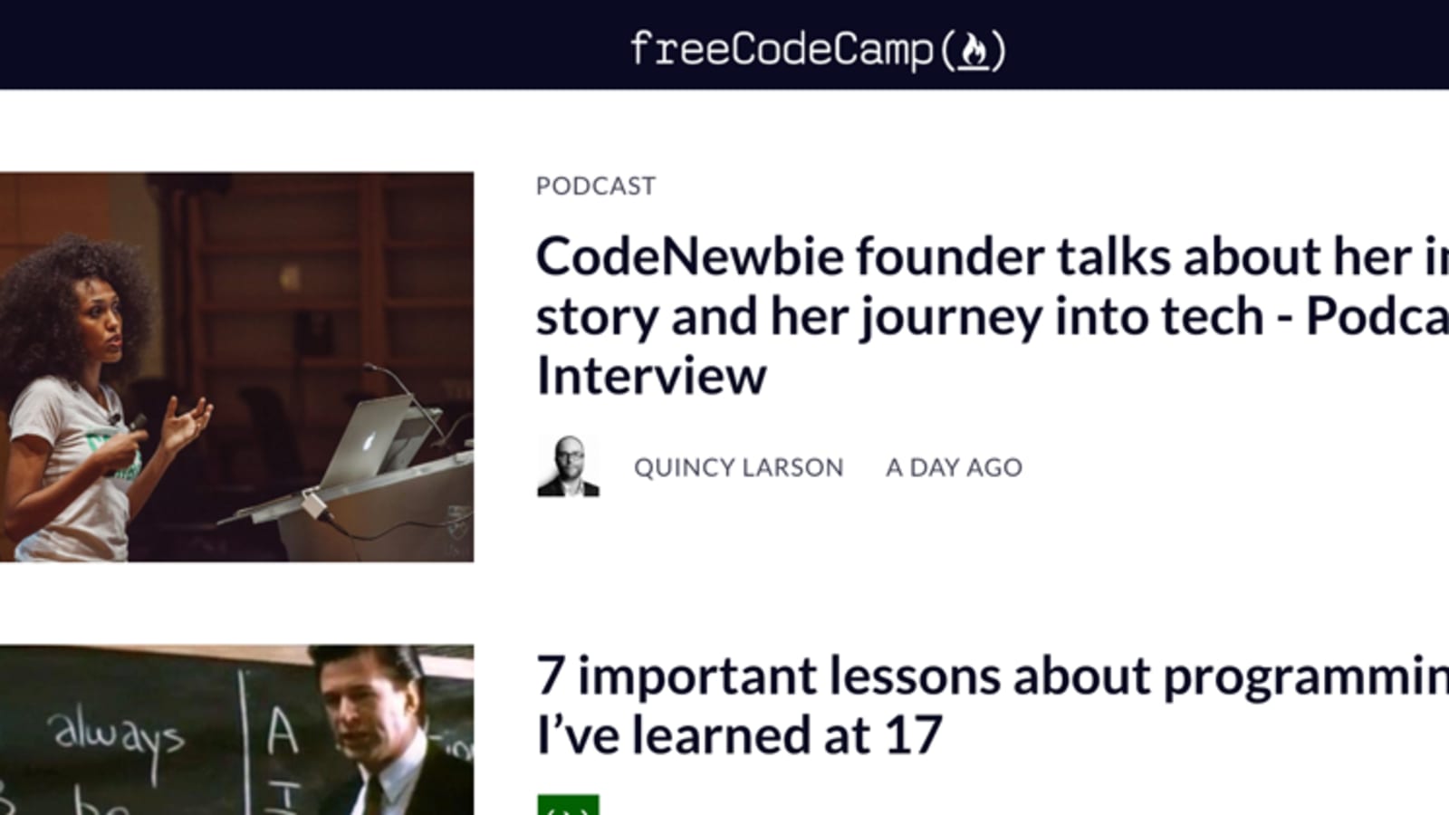 All stories published by We've moved to freeCodeCamp.org/news on